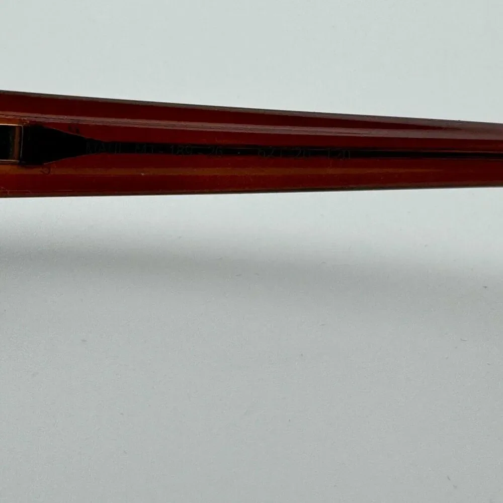 MAUI JIM LAGOON MJ-189-26 Italy Brown Wrap Sunglasses Frame 62-20-120 H12603‎